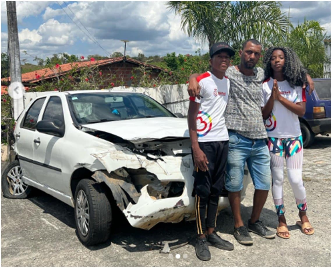 Influenciador Menor Nico sofre acidente a caminho da escola na BR-116; "poderia ter sido pior"