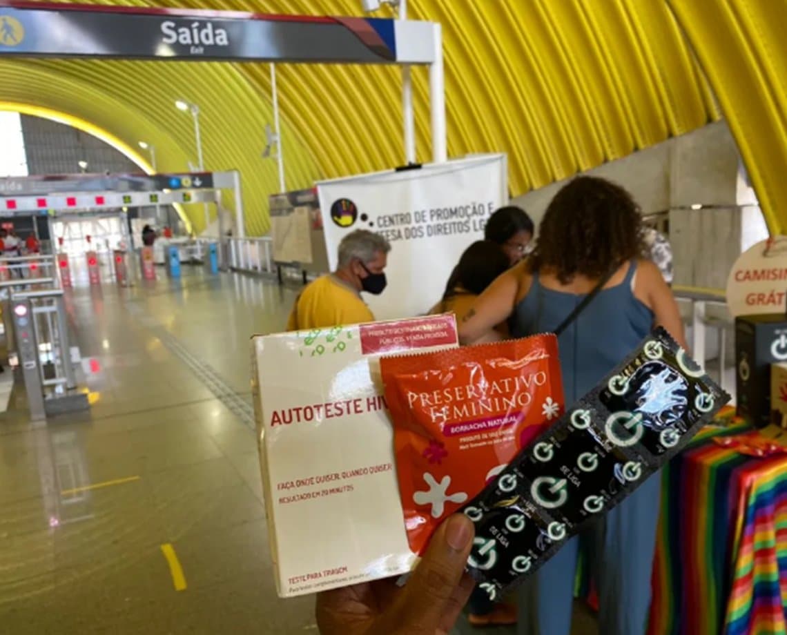 Se ligue! Estação Bairro da Paz do metrô oferece testagem rápida para HIV e outros serviços nesta segunda-feira