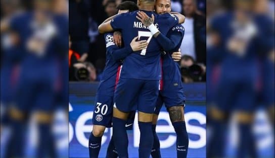 Imagem de Com show de Messi, Neymar e Mbappé, PSG goleia e carimba vaga para próxima fase da Champions