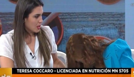 Imagem de Vídeo: Nutricionista convidada desmaia durante programa ao vivo, na Argentina