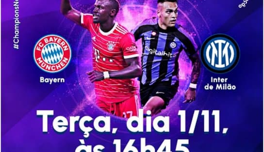 Imagem de SBT transmite nesta terça Bayern de Munique x Inter de Milão pela Liga dos Campeões