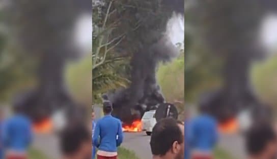 Imagem de Veja quais rodovias seguem bloqueadas nesta manhã de terça-feira na Bahia 