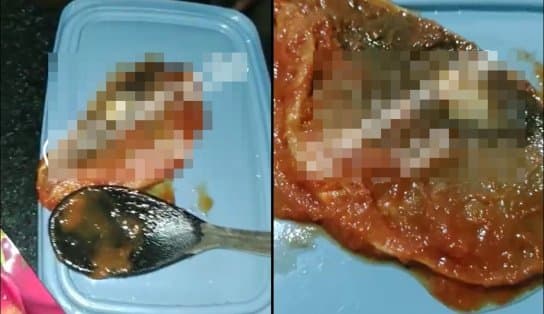 Imagem de Molho com sujeira: família passa mal após consumir molho de tomate e descobre rato em embalagem