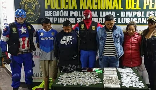 Imagem de Operação Marvel: vestidos de "Vingadores", policiais prendem traficantes; veja vídeo