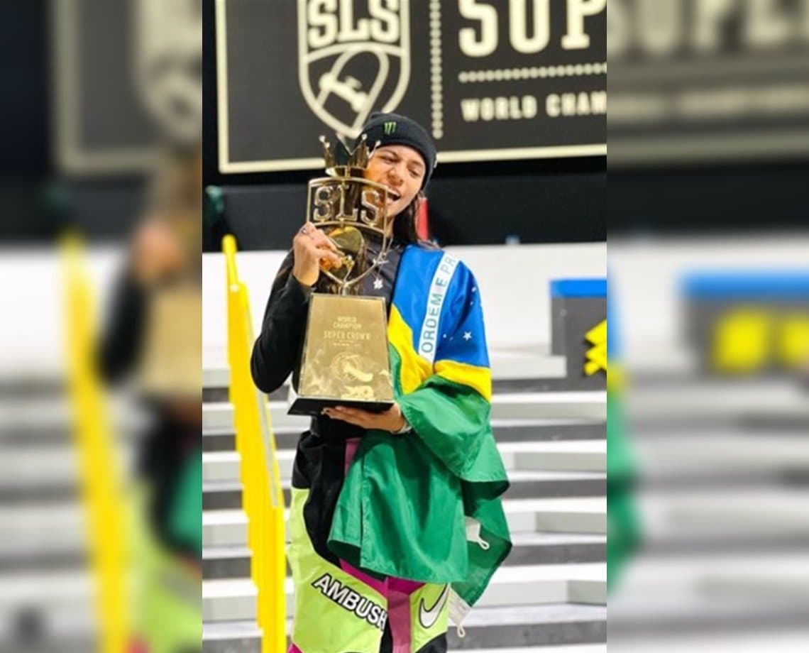 Voando! Rayssa Leal vence todas as etapas e é campeã na Liga Mundial de Street Skate