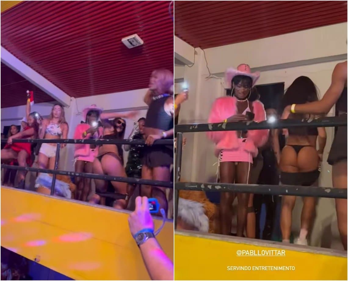 Vídeo: Pabllo Vittar sensualiza e deixa bumbum à mostra em festa de Salvador