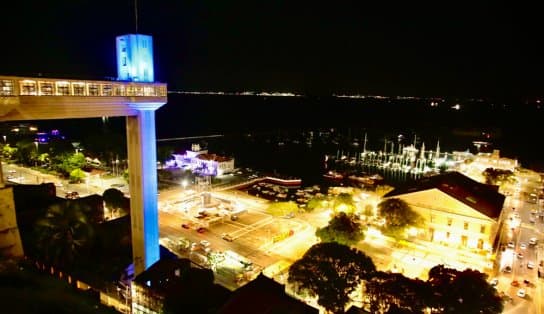 Imagem de Elevador Lacerda e outros monumentos recebem iluminação especial pelo Novembro Azul