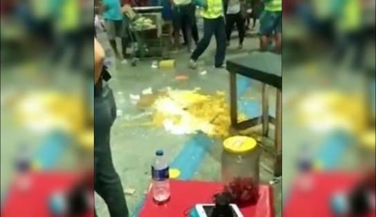 Imagem de Bira do Mingau soca rosto de dona Renilda na Estação Pirajá: ela está certa, dizem colegas