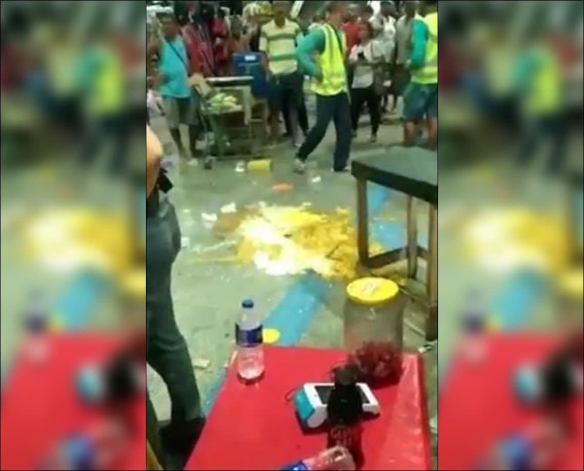 Bira do Mingau soca rosto de dona Renilda na Estação Pirajá: ela está certa, dizem colegas