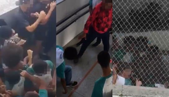 Imagem de Alunos do Sesi trocam socos e pontapés na volta do intervalo; assista  