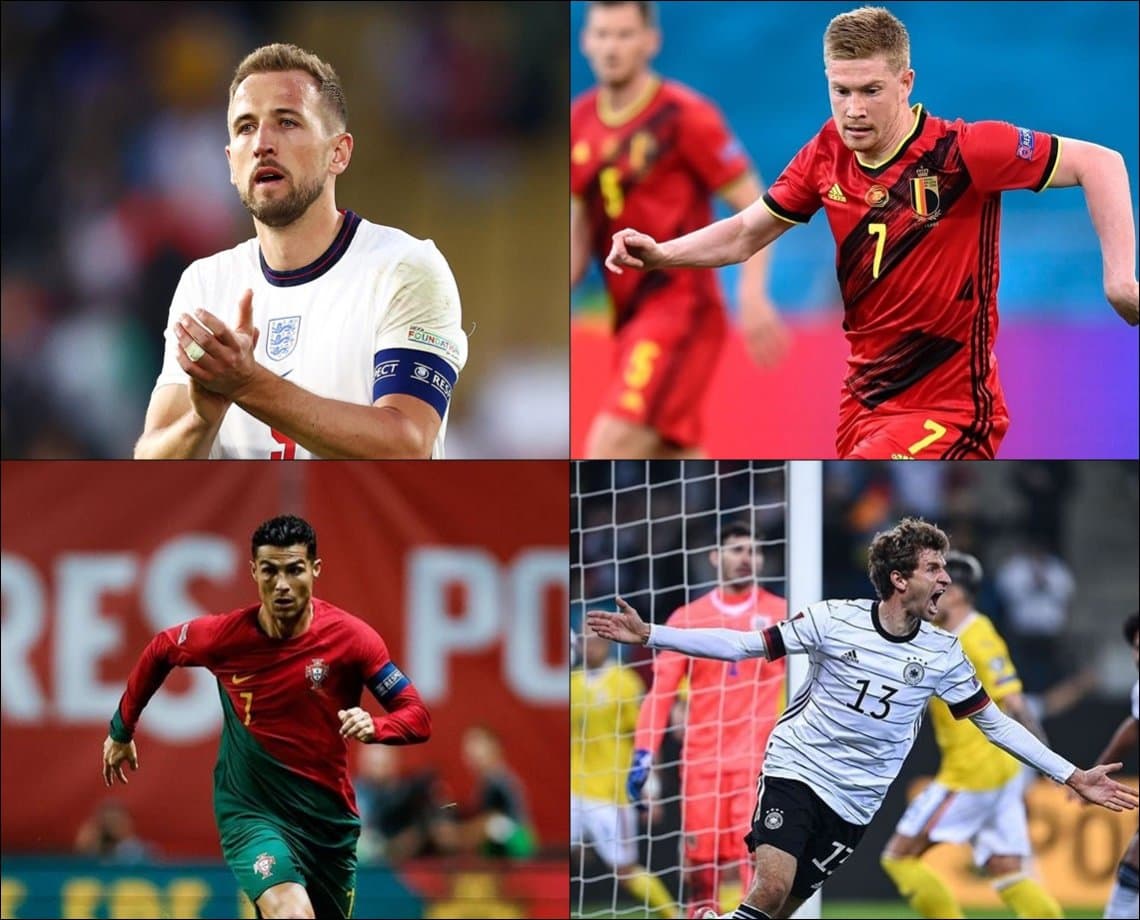 Copa do Mundo: Inglaterra, Bélgica, Portugal e Alemanha divulgam lista dos convocados para a disputa e surpresas aparecem