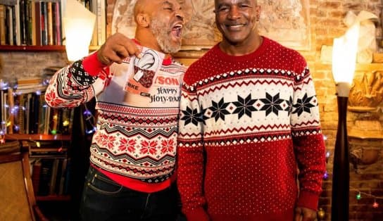 Imagem de Mike Tyson e Holyfield lançam petiscos de cannabis em formato de orelha