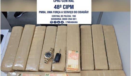 Imagem de Polícia apreende 15 tabletes de maconha na Sussuarana Velha, em Salvador 